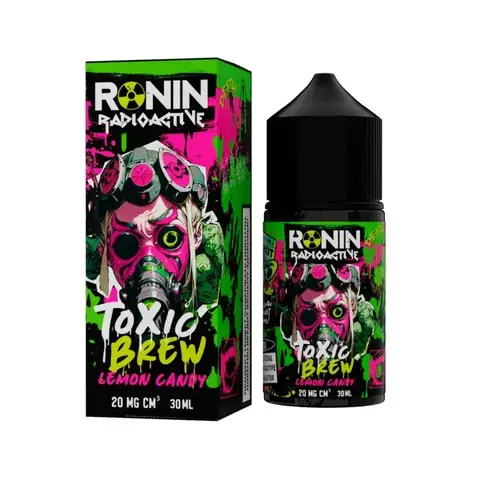 Жидкость RONIN Radioactive 2% Salt 30 ml - Toxic Brew (Кислые лимонные конфетки/Lemon Candy)