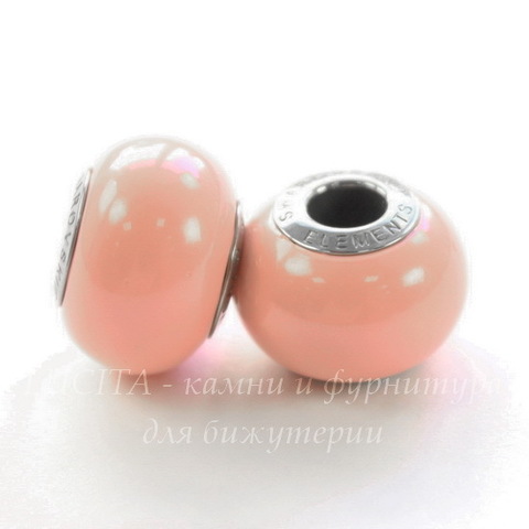 5890 Бусина Сваровски BeCharmed Pearl Crystal Pink Coral 14х10 мм