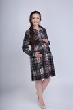 Платье для беременных 08023 клетка