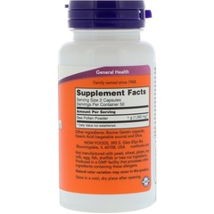 Now Foods, Капсулы с пчелиной пыльцой, 500 мг, 100 капсул