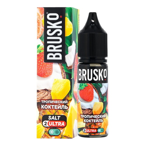 Жидкость BRUSKO Salt (Chubby) 2% ULTRA 35 ml - Тропический коктейль