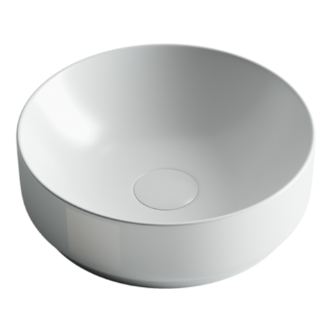 Ceramica Nova Element CN6006 Умывальник чаша накладная круглая, 35.5x35.5, цвет: белый