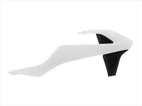 Боковины радиатора SX125-150/SXF250-450 16-18 # SX250 17-18 # EXC/EXCF/XC-W250-500 бело-черные