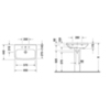 Duravit DuraStyle 2338130030 Раковина двойная