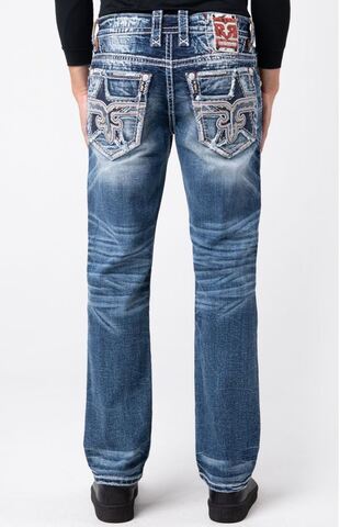 Rock Revival | Джинсы мужские FINLEY J200 STRAIGHT 32" RP3825J200R сзади
