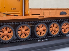 AT-T heavy tractor board with awning orange Start Scale Models (SSM) 1:43