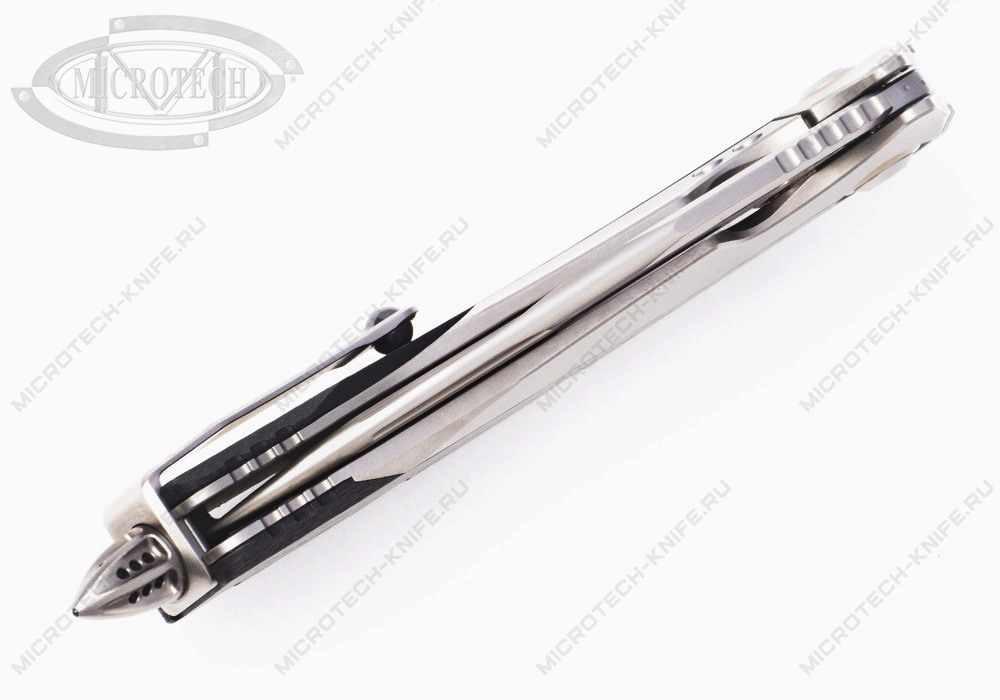 Нож Microtech Matrix 165C-9CFTI Titanium Full Serrated