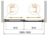 Cezares Tandem-Soft TANDEM-SOFT-VF-2-160/145-P-CR Шторка на ванну, цвет: хром