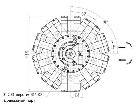 Гидромотор IPM11-10000
