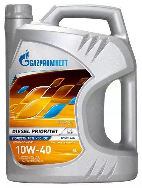 Масло моторное Gazpromneft Diesel Prioritet 10W-40 полусинтетическое 5 л