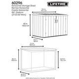 Ящик пластиковый LifeTime Horizontal Storage 2400 л
