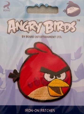 Аппликация Angry birds , красная