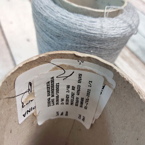 Меринос с хлопком и кашемиром (5%) ZEGNA BARUFFA SIDNEY 2*2/46 серый меланж