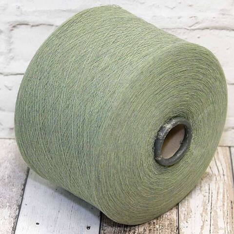 Меринос кардный (75%) FILATURA MARCHI / MARYLAND 1/20 серо-зеленый