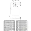 Radaway HKF15090-54 Kyntos F 150x90 black black