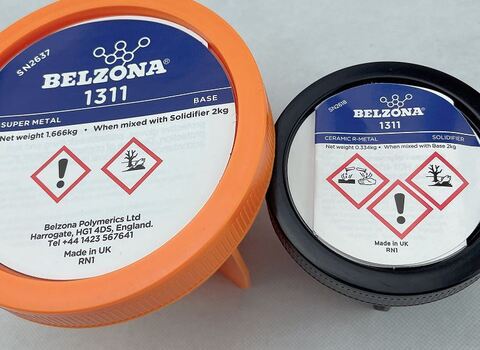Belzona 1311 (Белзона 1311) Ceramic R-Metal - композит с керамическим наполнителем - 2 кг
