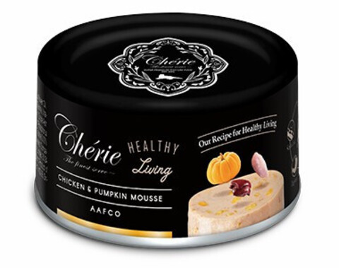 Pettric Cherie Healthy Living влажный корм для кошек (курица с тыквой) мусс 80 гр