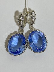 Аида (серьги из серебра)