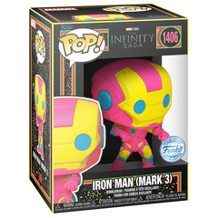 Funko POP! Marvel Infinity Saga: Iron Man Mark 3 (BLKLT) (Exc) (1406)