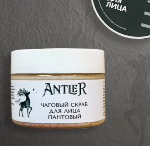Antler чаговый скраб для лица 100 г
