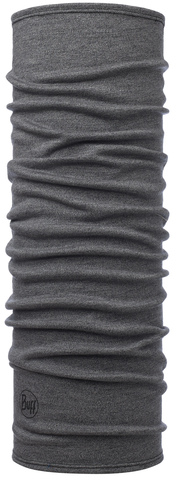 Шерстяной шарф-труба Buff Midweight Grey Melange фото 1