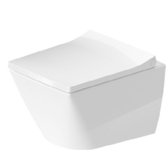 Duravit Viu 2573090000 Унитаз подвесной компактный безободковый 370х480мм, цвет белый фото