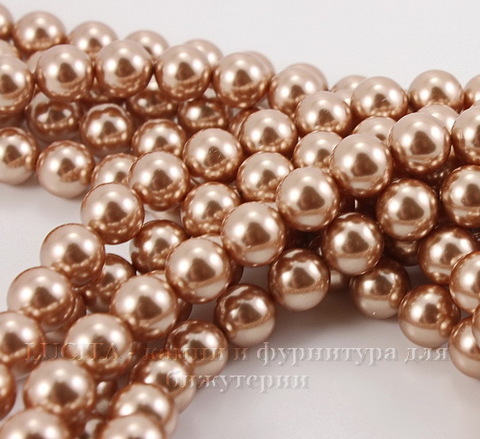 5810 Хрустальный жемчуг Сваровски Crystal Rose Gold круглый 12 мм ()