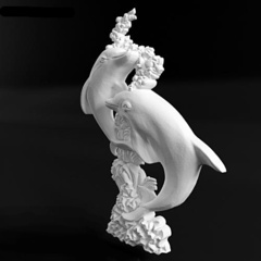 Силиконовый молд № 516 Дельфины
