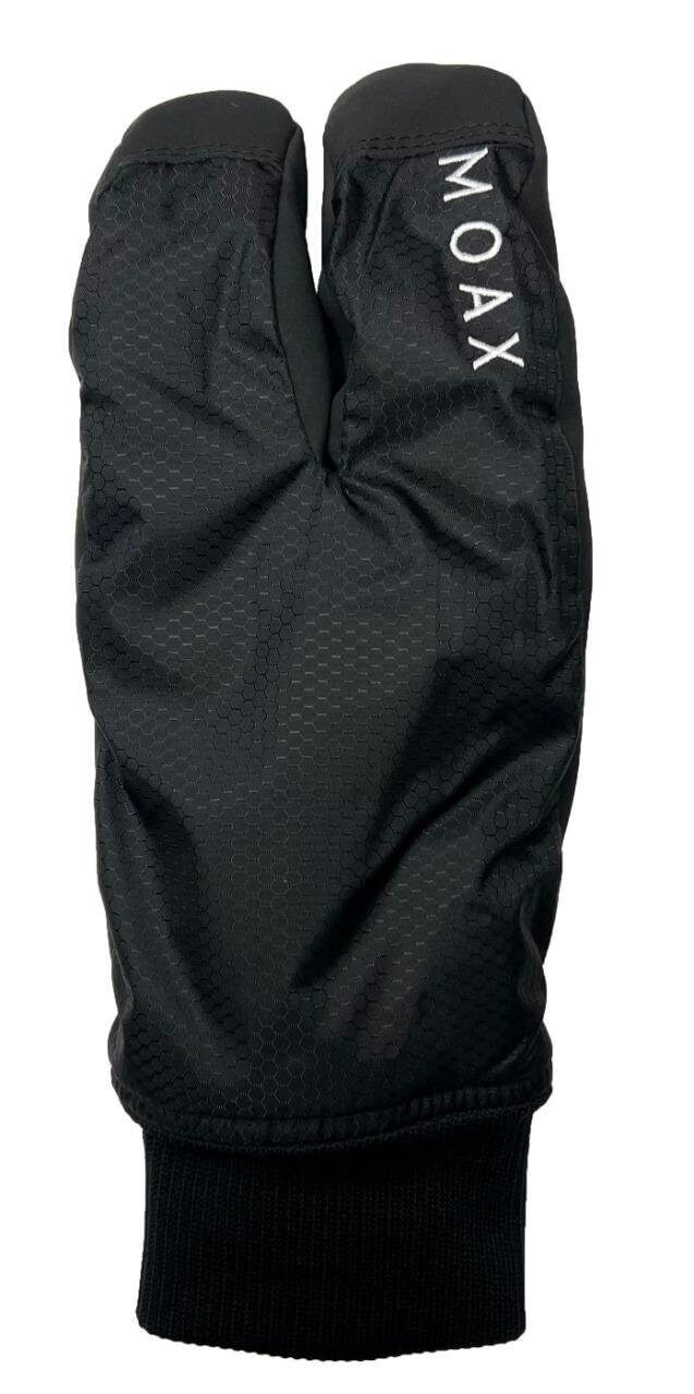 Лыжные варежки-лобстеры Moax Sport Split черные - 4