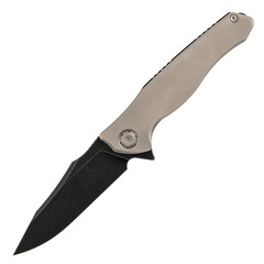 Фото Складной нож Maxace Killer Whale 2.0, сталь ASP-60 Black, рукоять Grey Titanium TC4