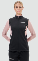 Жилет тренировочный Nordski Core Black/Soft Pink W женский