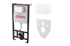 Комплект AlcaPlast SET 4 в 1: инсталляция, звукоизоляция, крепления, клавиша M670