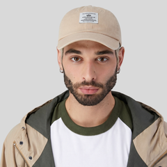 Бейсболка Alpha Industries Battlewash Cap Vintage Khaki (Бежевый)