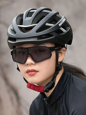 Картинка очки спортивные Rockbros 1013 black-clear - 3