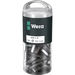 Биты для винтов PZ 1x25 мм DIY-Box Wera 05072443001