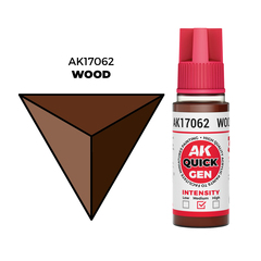 AK Interactive Wood Quick Gen - контрастная акриловая краска, 18 мл