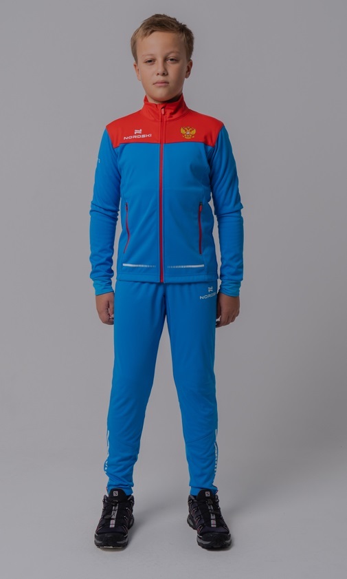 Nordski Jr Pro RUS разминочные брюки детские - 6