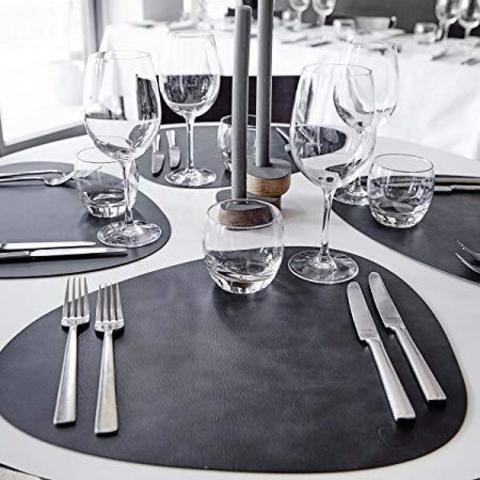 Комплект из 6 подстановочных салфеток 37x44 см LindDNA Bull black/brown 982190