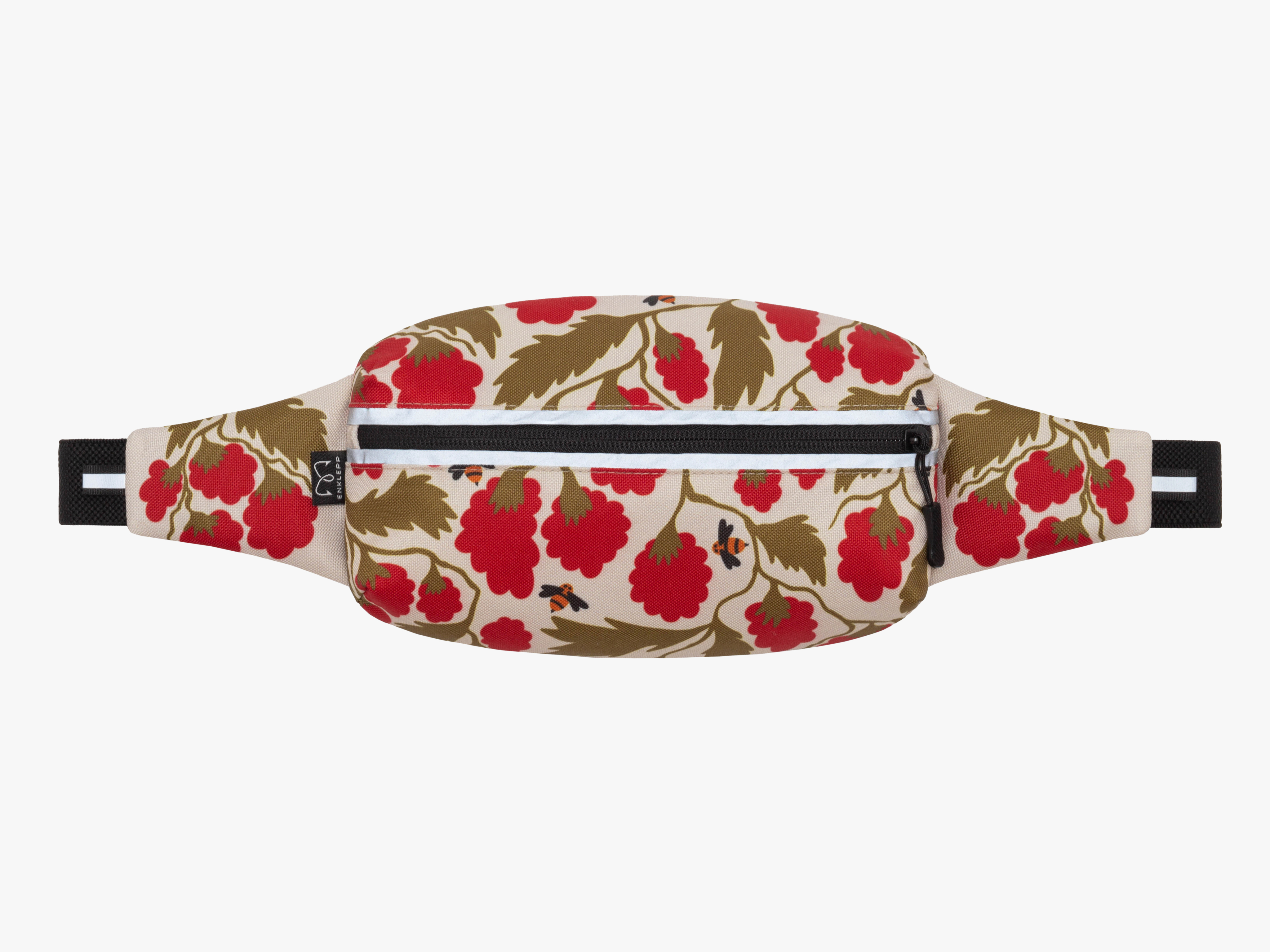 Поясная сумка для бега Enklepp Marathon Waist Bag raspberry bees