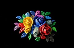 Силиконовый молд № 2065 Композиция из роз