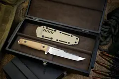 Подарочный набор: Aggressor AUS-10Co (Cryo) Stonewash G10 и шкатулка 80 лет Великой Победы