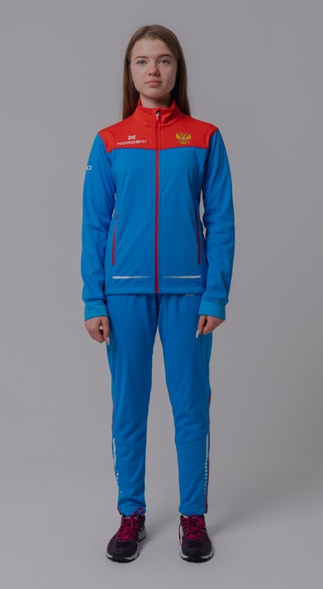 Nordski Jr Pro RUS разминочные брюки детские - 7