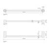 Decor Walther Corner 0560134 Полотенцедержатель, цвет: никель