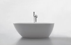 BelBagno BB80-1700-W0 Отдельностоящая акриловая ванна в комплекте со сливом (донным клапаном), цвет: белый фото