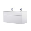 Am.Pm M50AFHX1203WM Inspire V2.0. База под раковину. подвесная. 120 см. 3 ящика. push-to-open. белый матов