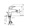 Hansgrohe Logis 71204670 Смеситель для биде (чёрный матовый)
