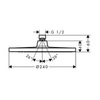 Hansgrohe Crometta S 26724000 Душ верхний 24х24 см