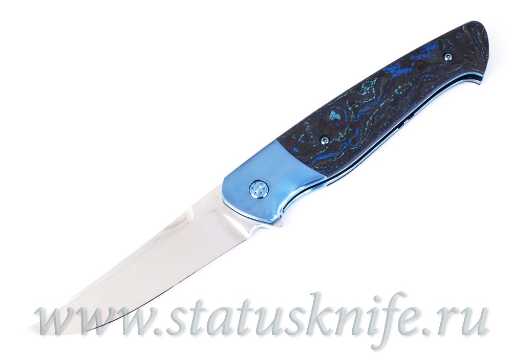 Нож DOG Blue CF RWL34 Игорь Гичкин
