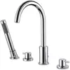 Abber Wasser Kreis AF8113 Смеситель на борт ванны, цвет: хром