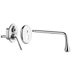Gessi Goccia 33690#031 Встраиваемый однорычажный смеситель для раковиныс инд.длиной излива (70-300мм)(внешние части), цвет: хром фото